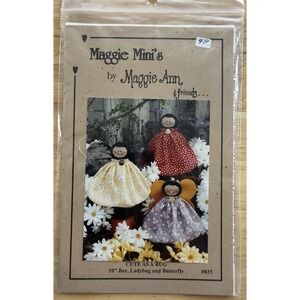 Cute As A Bug 10" Bee, Ladybug & Butterfly Pattern By Maggie Ann & Friends UC